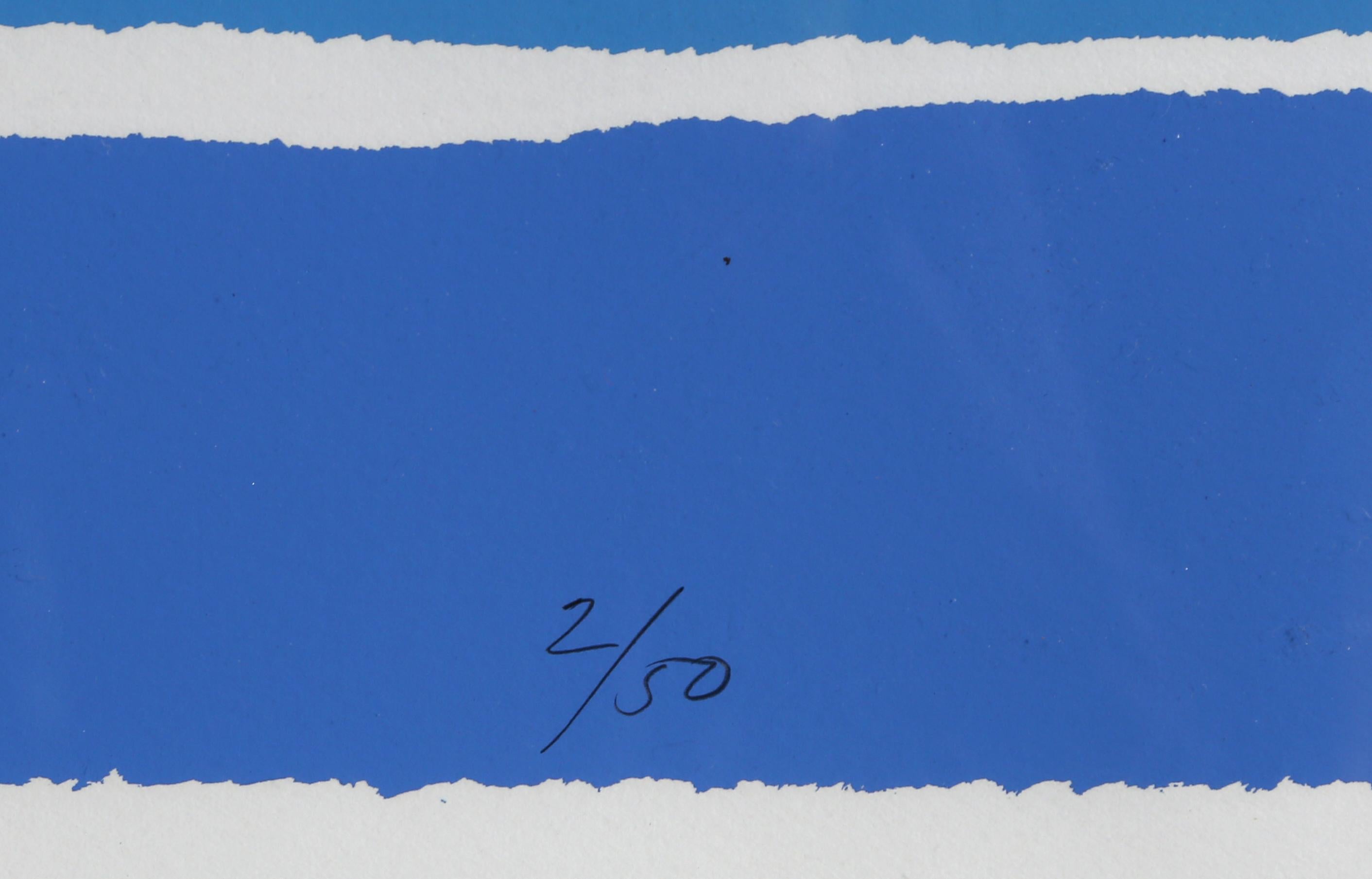 A II, sérigraphie expressionniste abstraite d'Adja Yunkers en vente 4