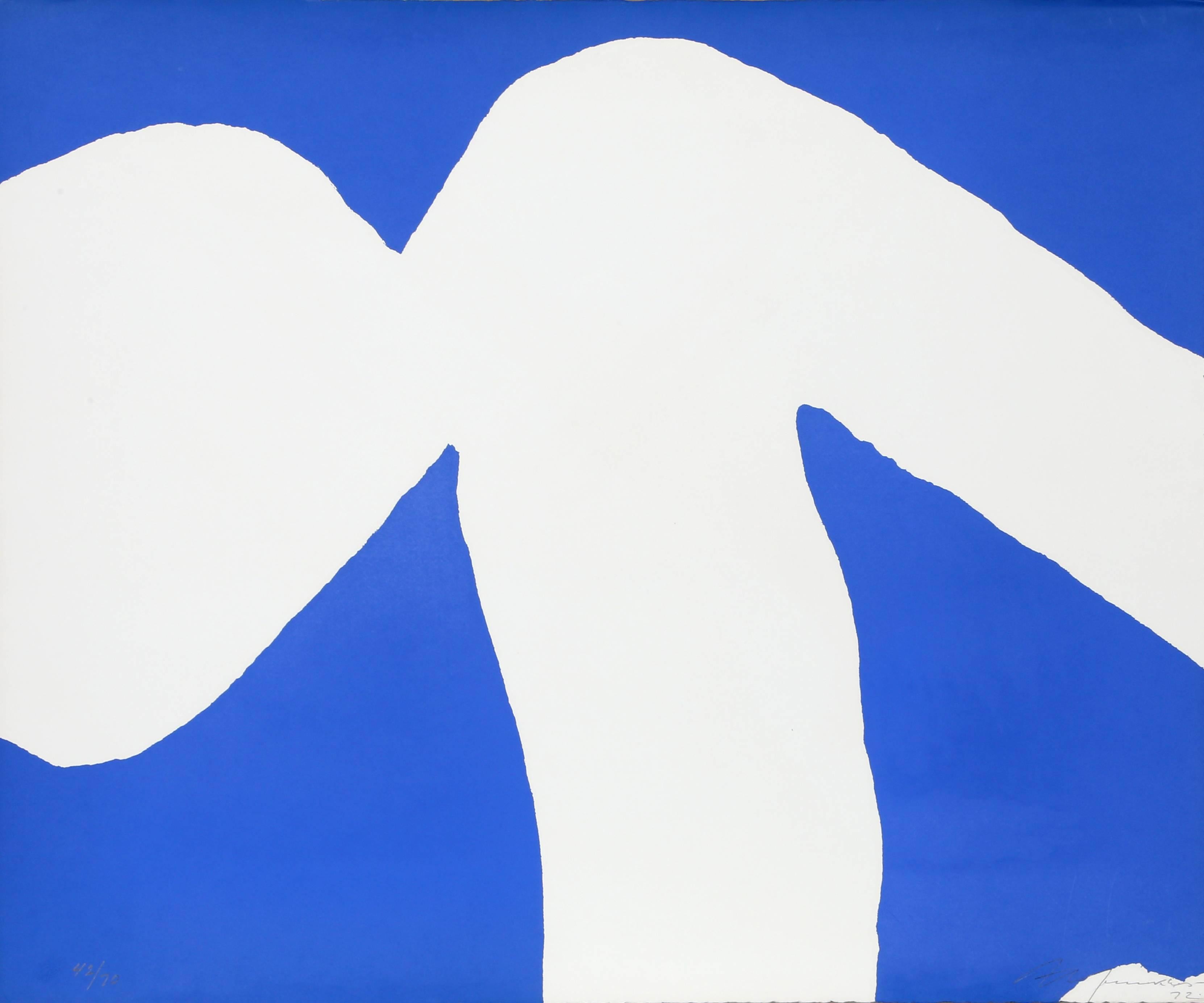 Artiste : Adja Yunkers, Lettonie/Amérique (1900 - 1983)
Titre : sans titre
Année : 1972
Médium : Sérigraphie avec gaufrage, signé et numéroté au crayon
Edition : 70
Taille : 24.75 x 30 in. (62,87 x 76,2 cm)
