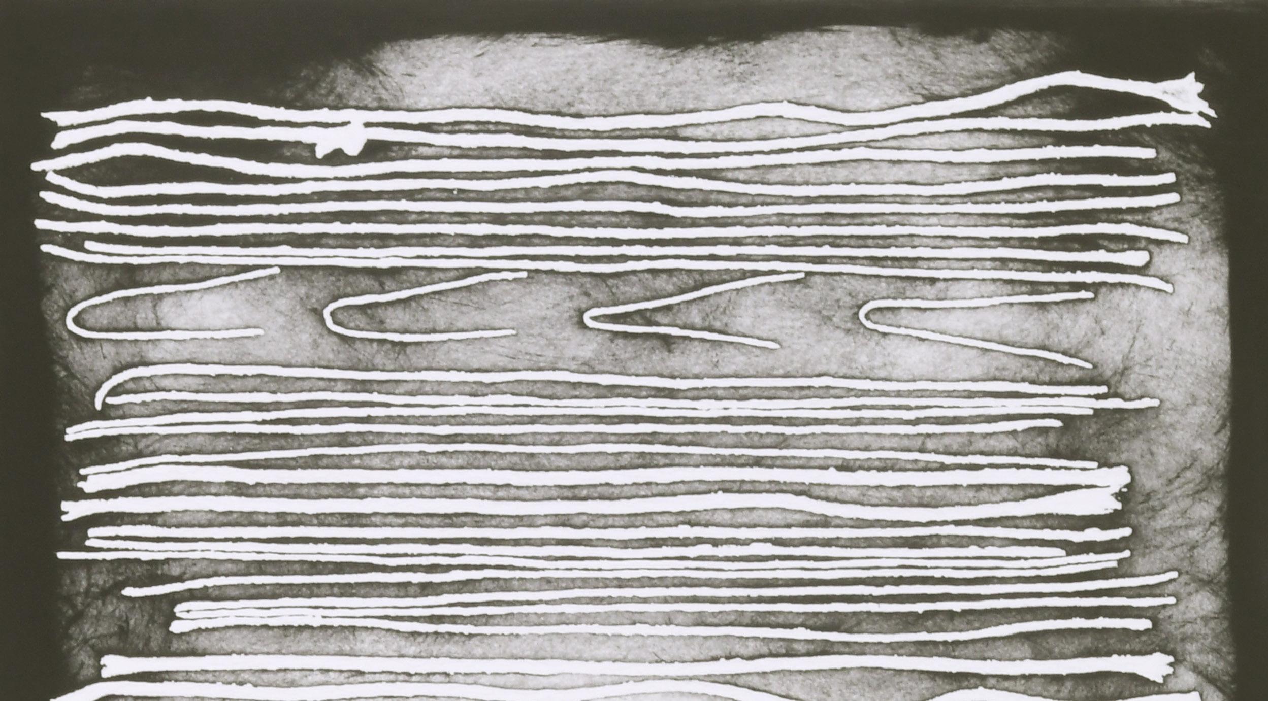 Echo in Grau – Print von Adja Yunkers