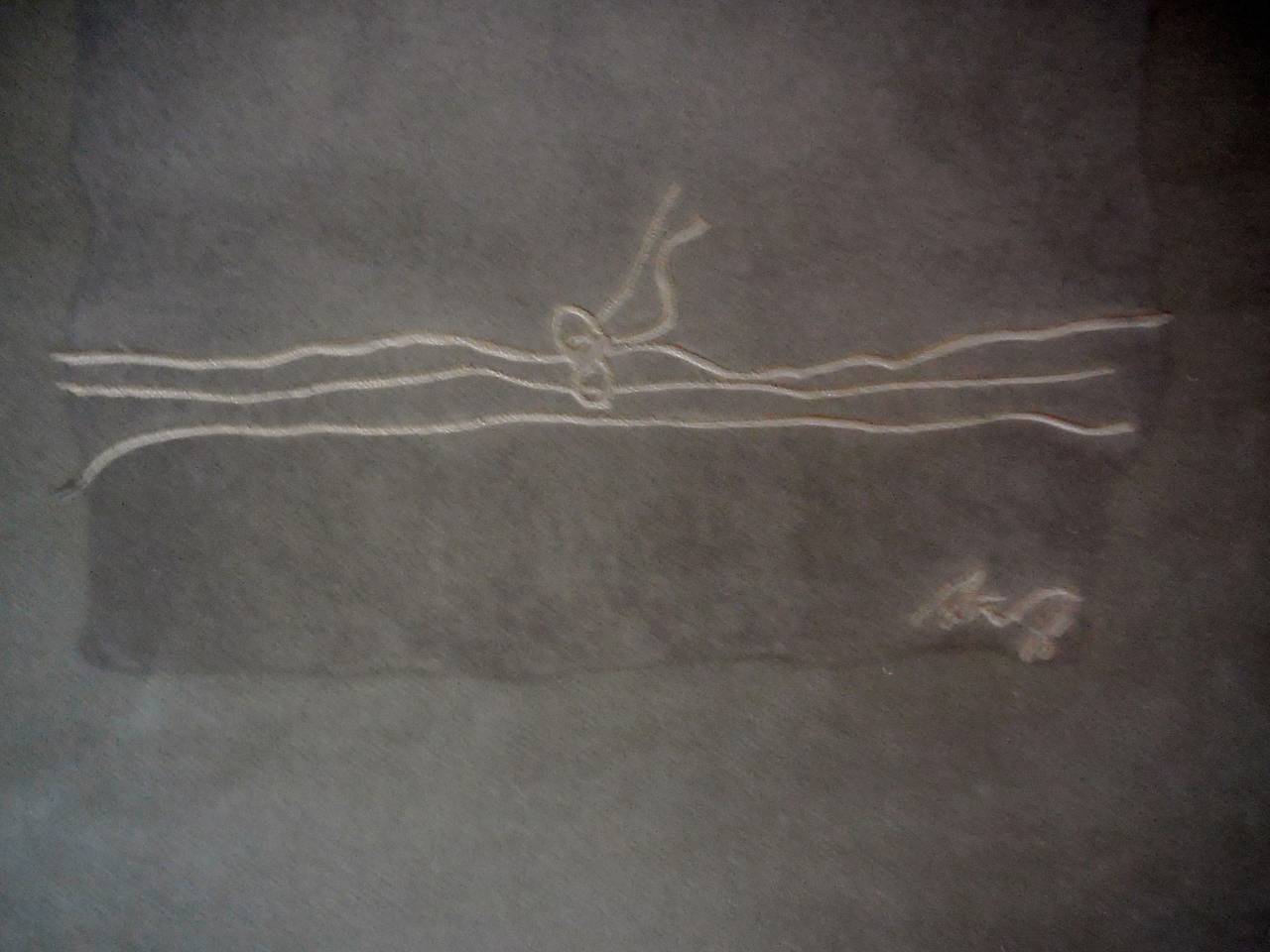 Gravure en taille-douce moderne lettone 'The Sky Hides All It's Birds' (Le ciel cache tous ses oiseaux) Gaufrage - Print de Adja Yunkers