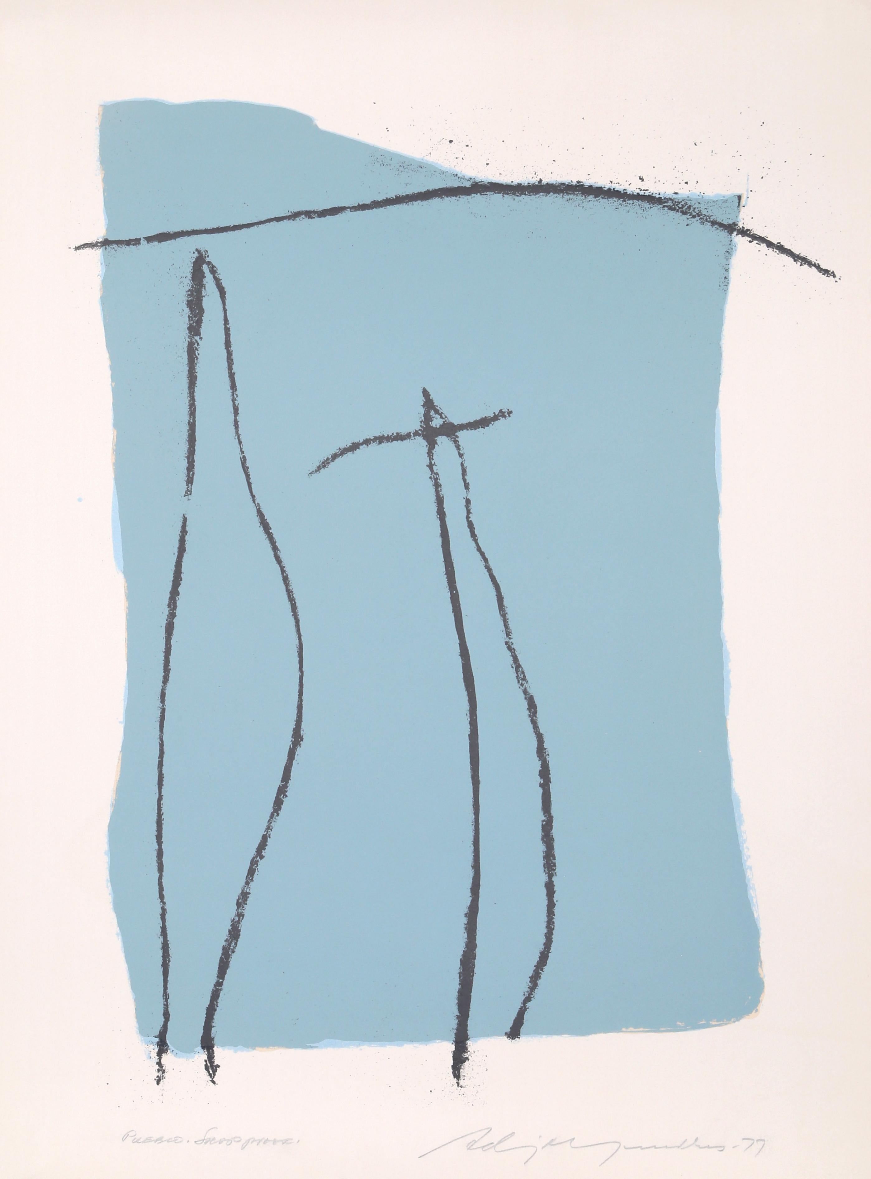 Künstlerin: Adja Yunkers, Lettin/Amerikanerin (1900 - 1983)
Titel: Pueblo
Jahr: 1977
Medium: Lithographie, signiert, datiert und betitelt mit Bleistift
Auflage: 70, Shop Proof
Größe: 33,5 x 25 Zoll (85,09 x 63,5 cm)