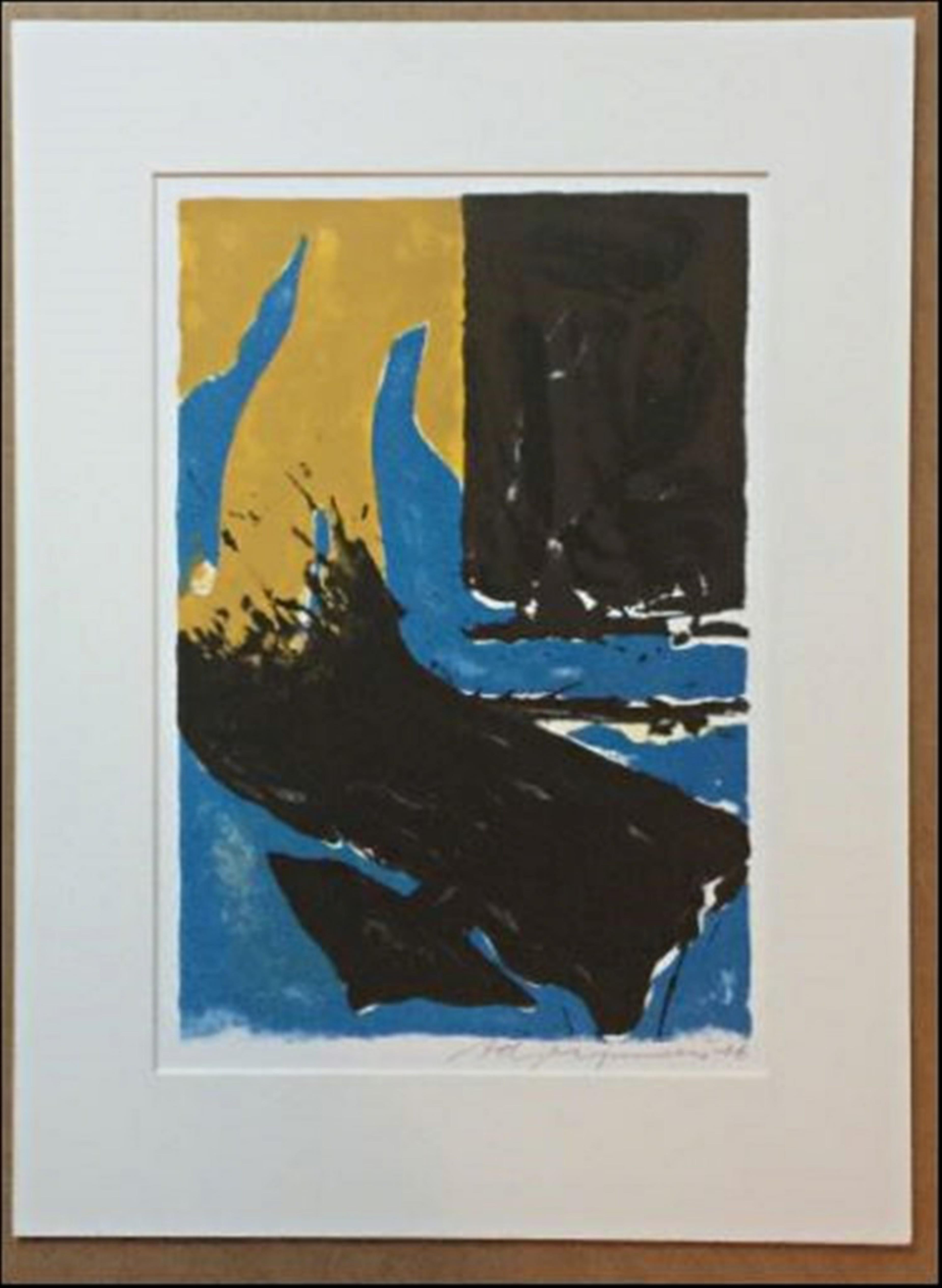 ADJA YUNKERS
Summer in Venice, 1966
Lithograph on wove paper
Signed and dated in pencil on the front
14 × 9 1/4 inches
Edition of 250 (unnumbered)
Published by The Print Club of Cleveland publication No. 43