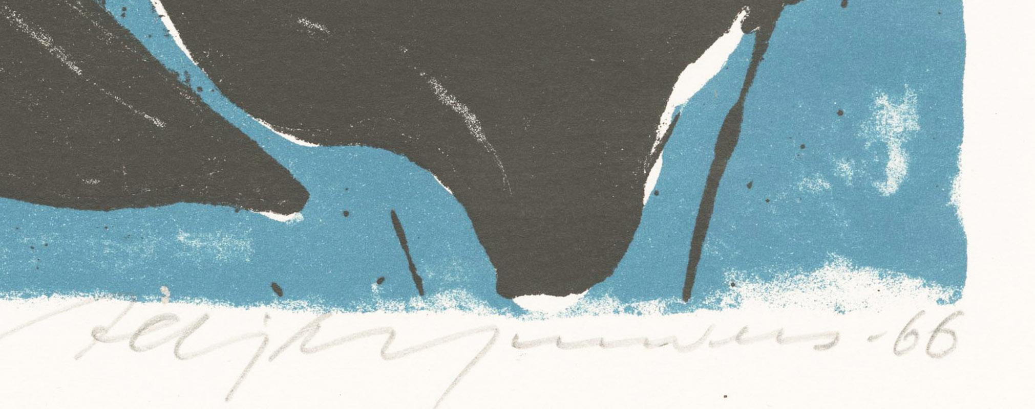 Summer in Venice (été)
Lithographie imprimée en couleurs à partir de cinq pierres sur papier italien 