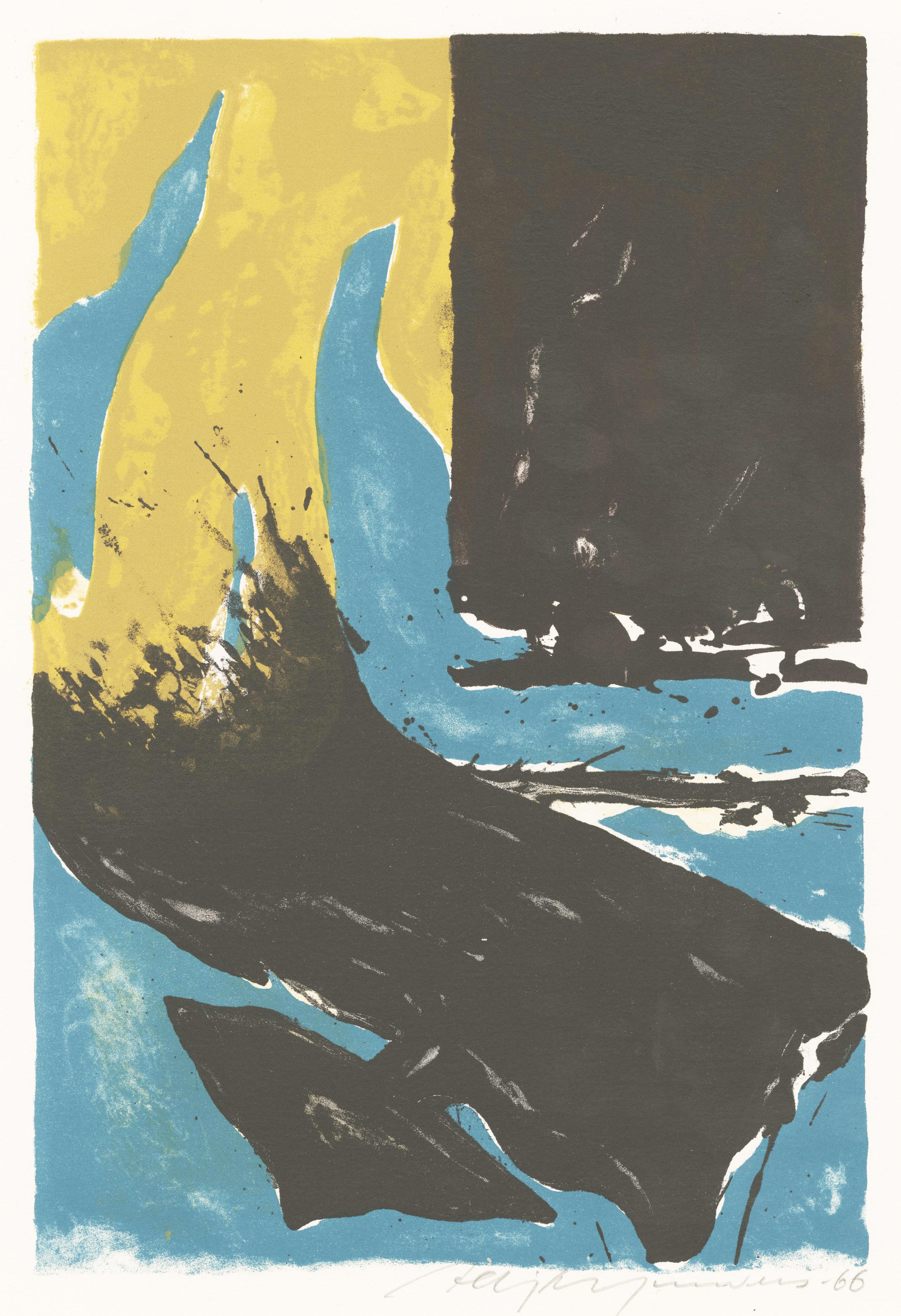 Abstract Print Adja Yunkers - Summer in Venice (été)