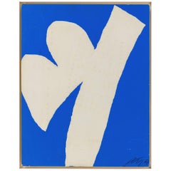 Adja Yunkers "Untitled" Acrylic on Board Painting USA, Signed and Dated 1968