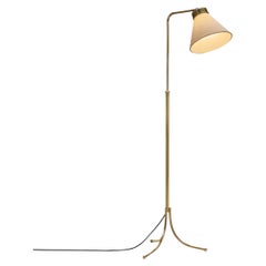 Verstellbare Stehlampe „1842“ aus Messing von Josef Frank für Svenskt Tenn, Schweden 1930er Jahre
