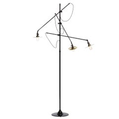 Lampadaire réglable à 3 bras par O.C. White pour O.C. White Co., années 1900