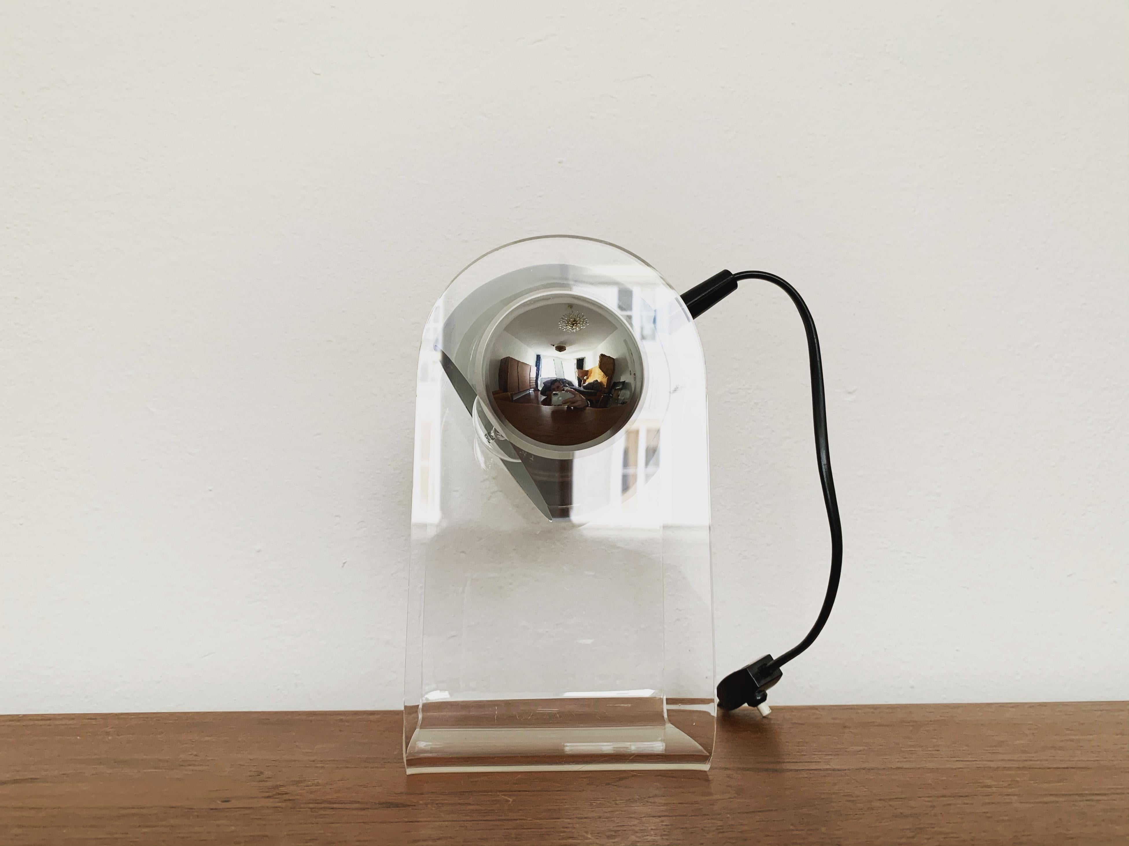 Adjustable Acrylic Space Age Table Lamp In Good Condition For Sale In München, DE