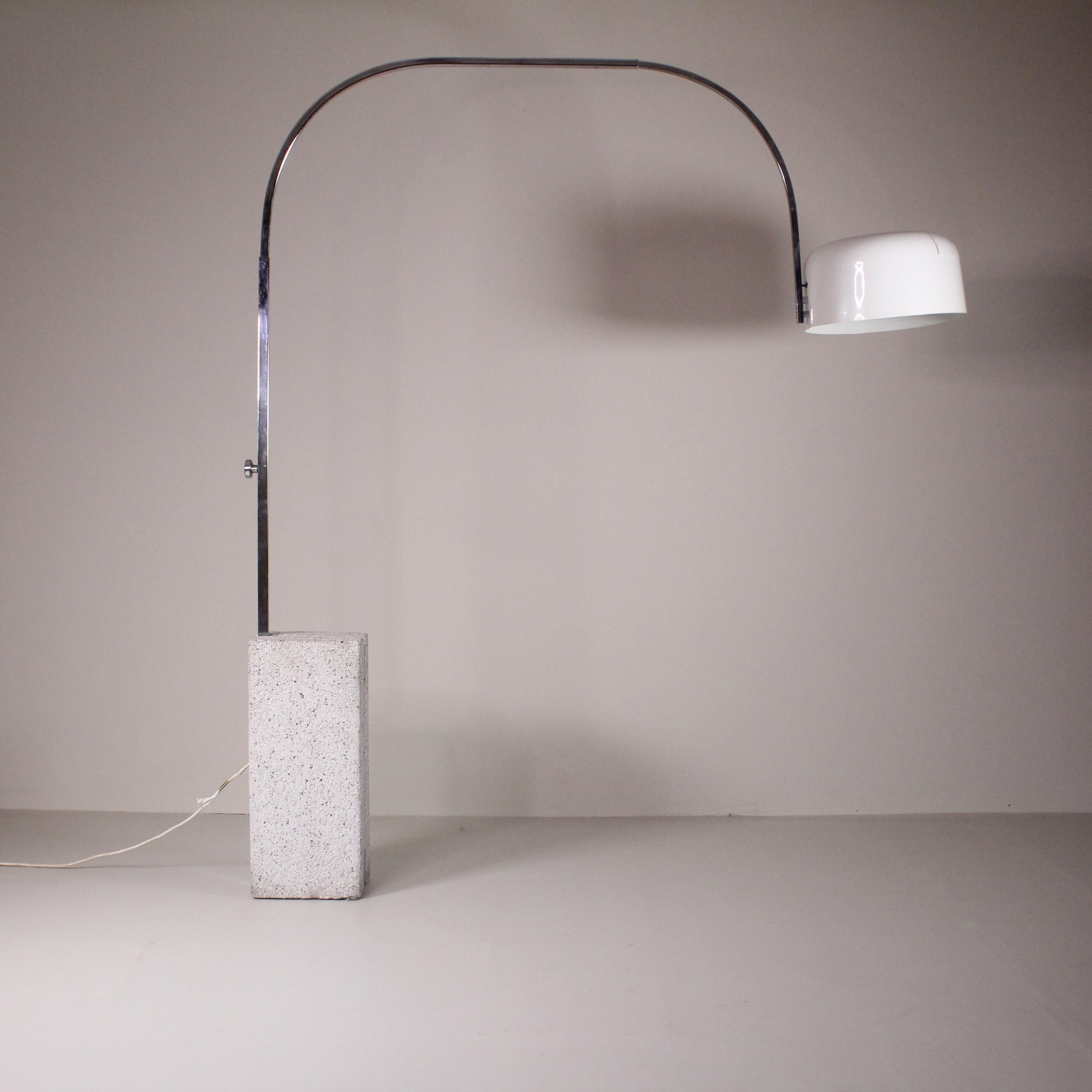 Adjustable arc lamp, Goffredo Reggiani, 1970s For Sale 3