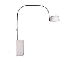 Lampada ad arco regolabile, Goffredo Reggiani, anni '70