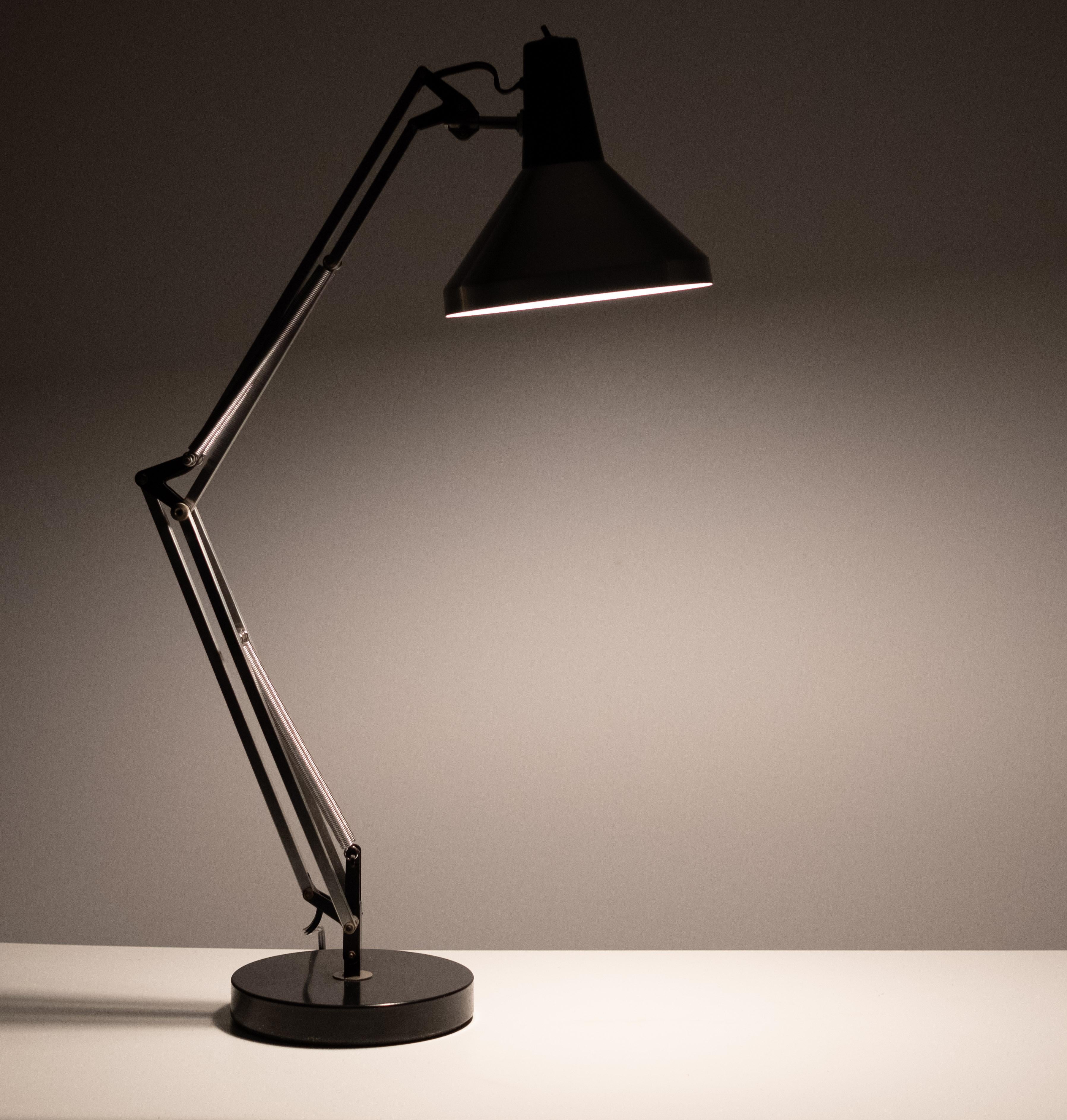 Adjustable Architect desk lamp model T9 by Hala, 1960s For Sale 1