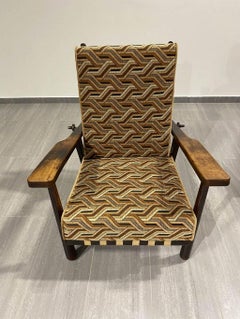 Adjustable Armchair by Jan Vanek for Krásná Jizba 1940s