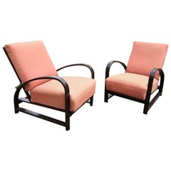 Adjustable Armchair by Jindrich Halabala, 1930s