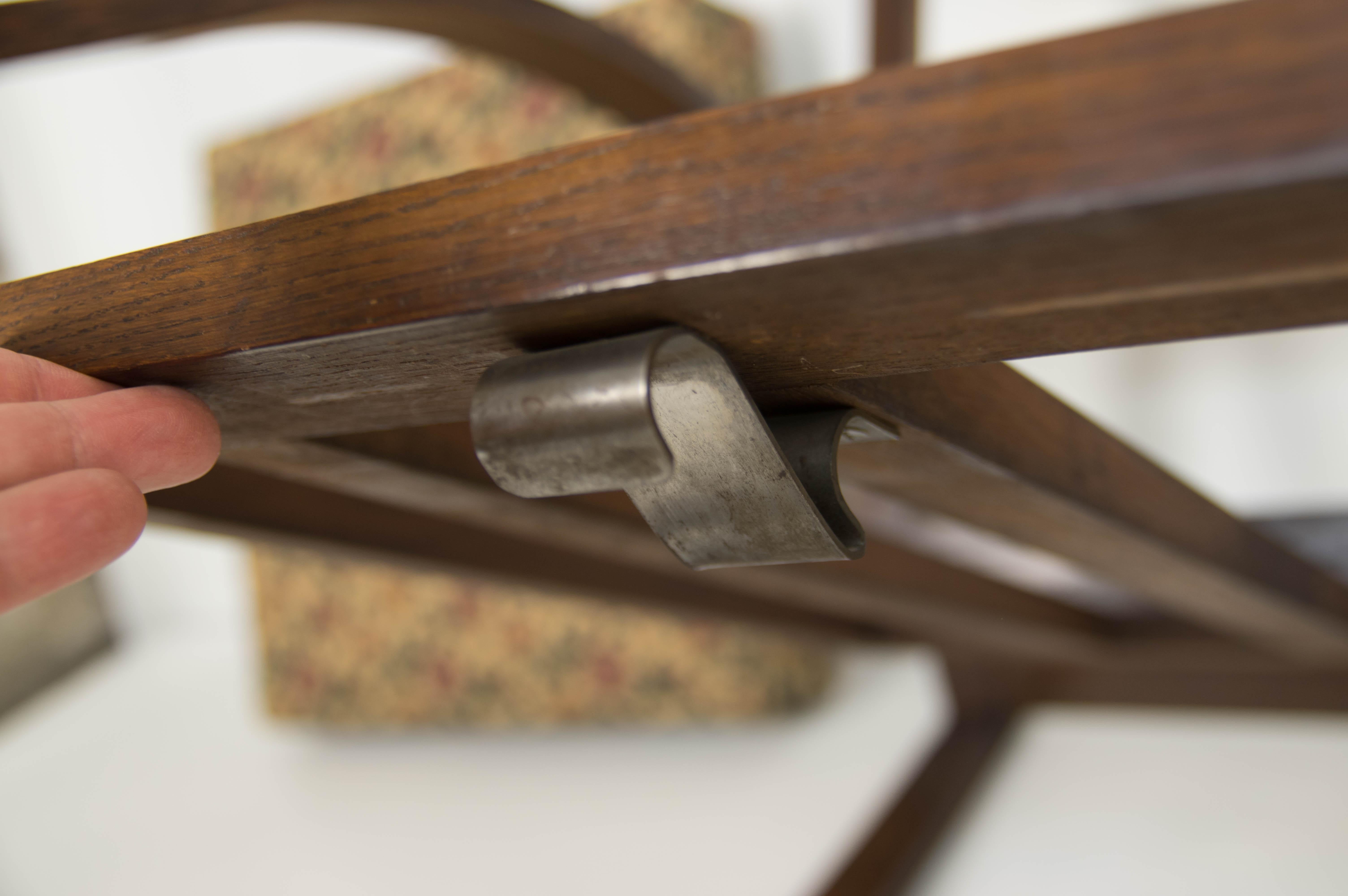 Sillón regulable H70 de Jindrich Halabala, años 30 en venta 8