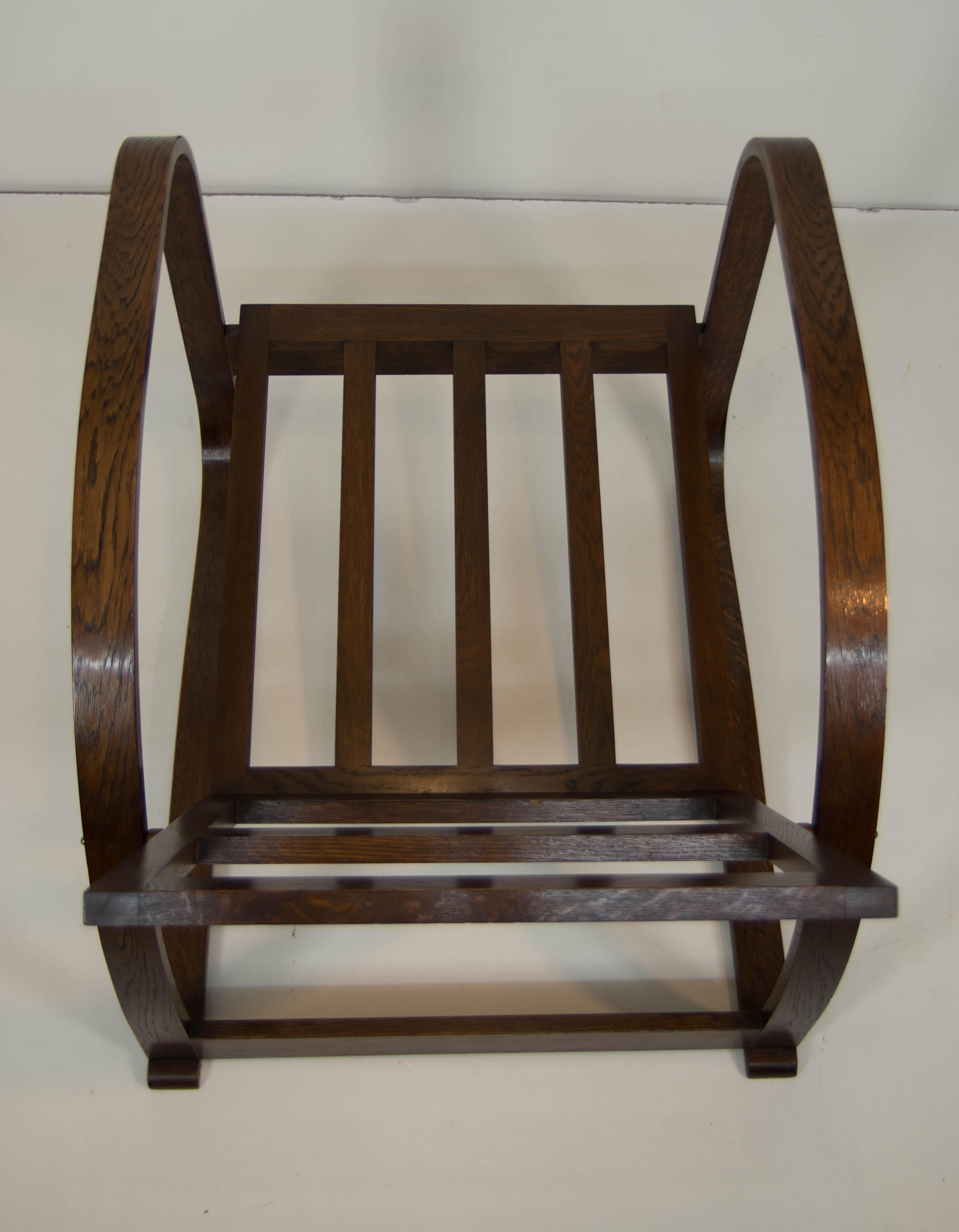 Sillón regulable H70 de Jindrich Halabala, años 30 en venta 10