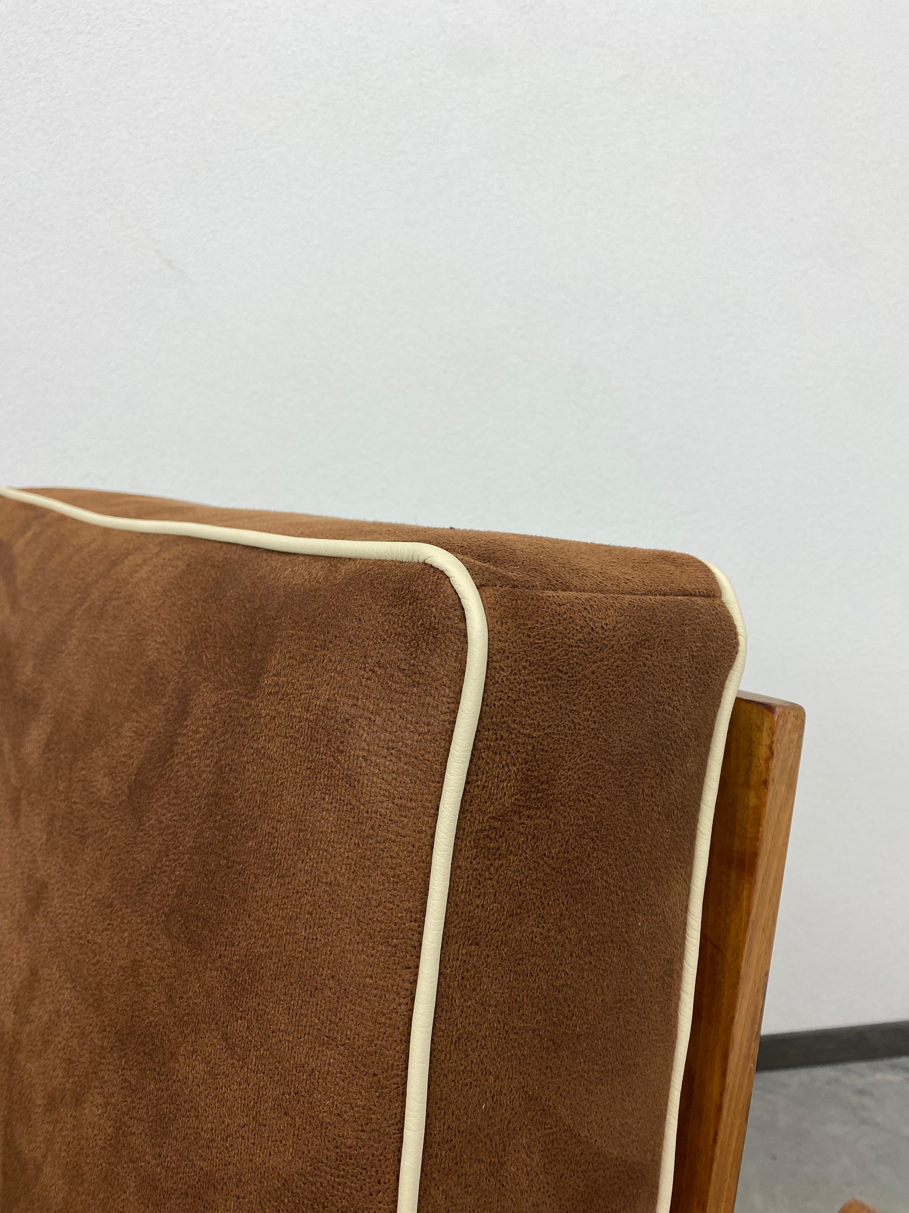 Adjustable art deco armchairs In Good Condition For Sale In Banská Štiavnica, SK