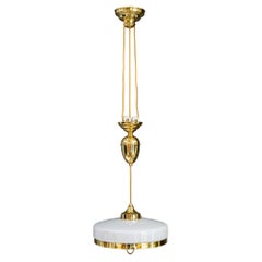 Adjustable Art Deco Chandelier, Vienna, 1920s