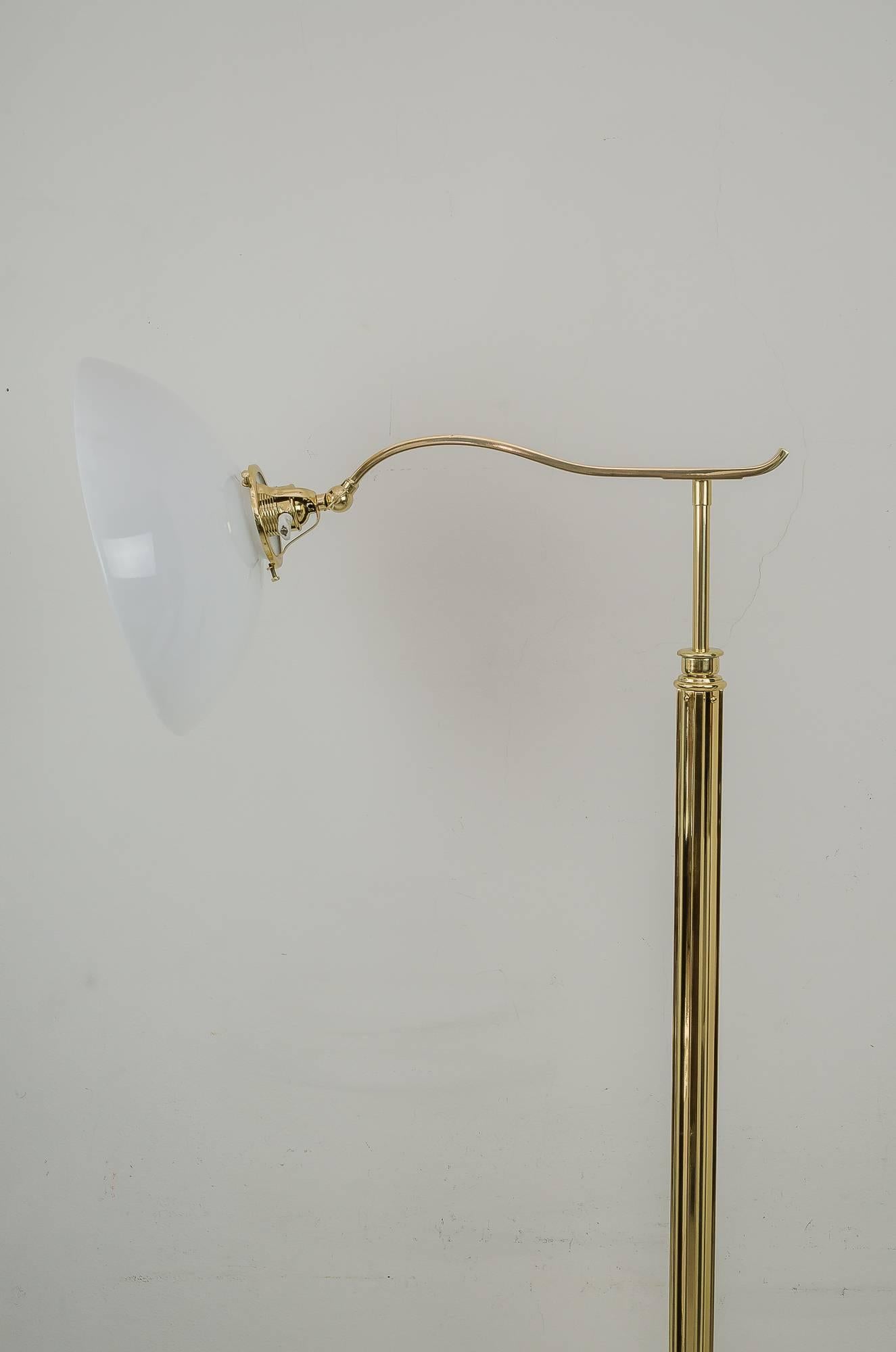 Austrian Adjustable Art Deco Floor Lamp, circa 1920s