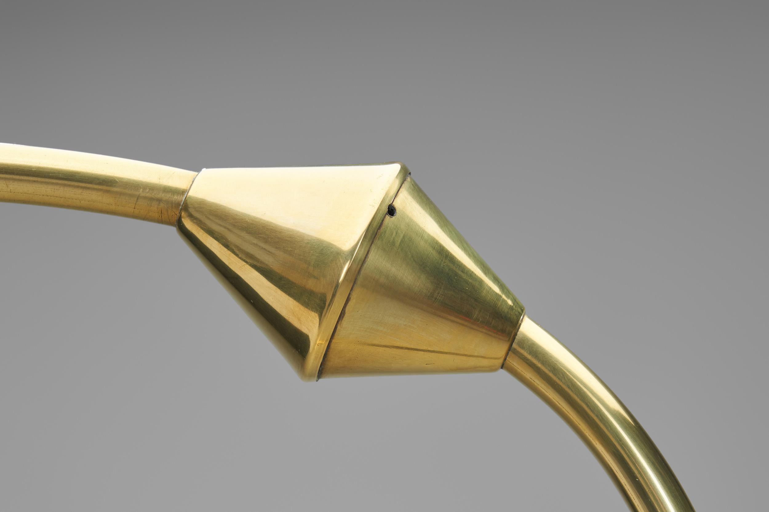 Lampada da terra regolabile Art Déco, Scandinavia Prima metà del XX secolo in vendita 9