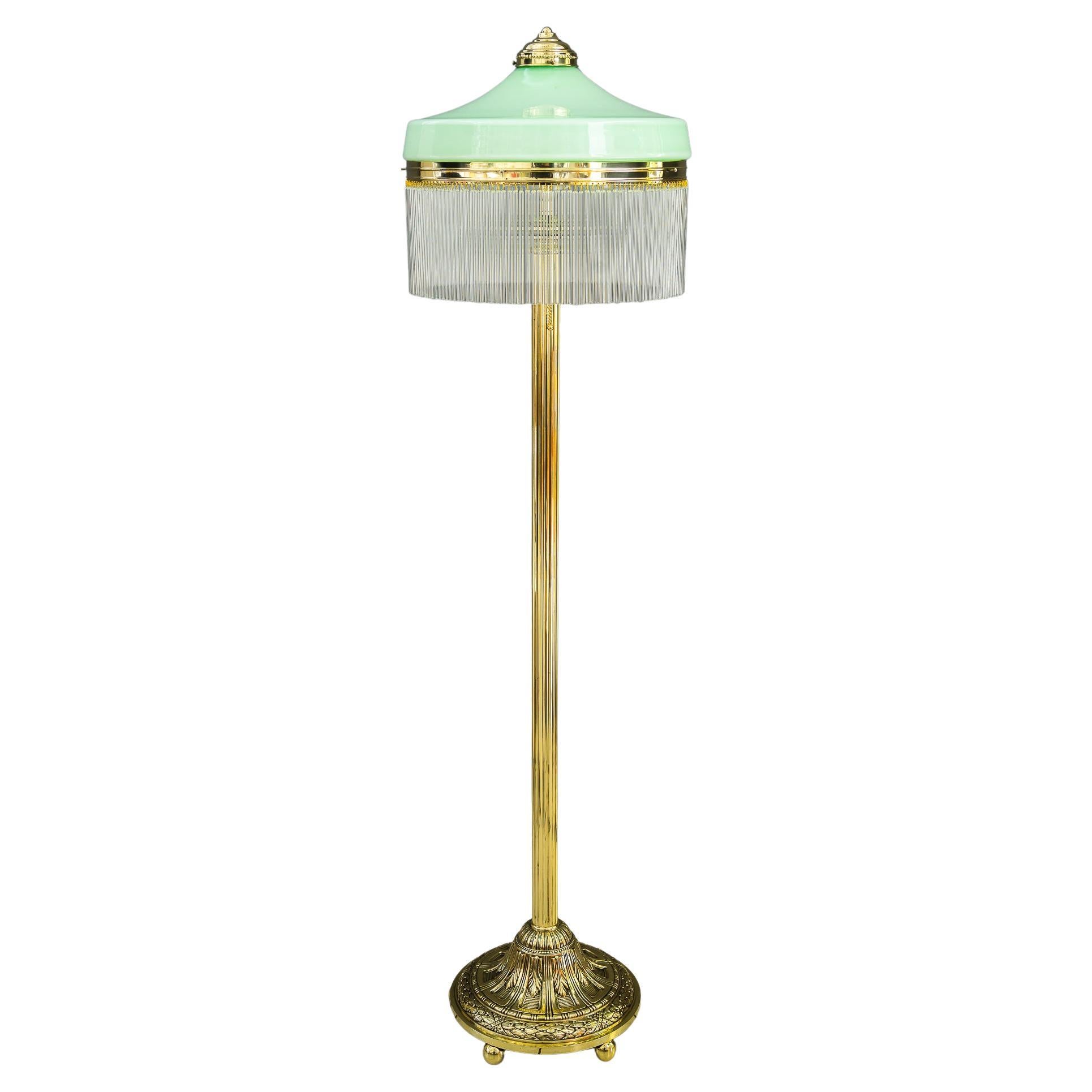 Adjustable Art Deco Floor Lamp Vienna Around, 1920s For Sale
