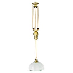 Antique Adjustable art deco pendant around 1920s