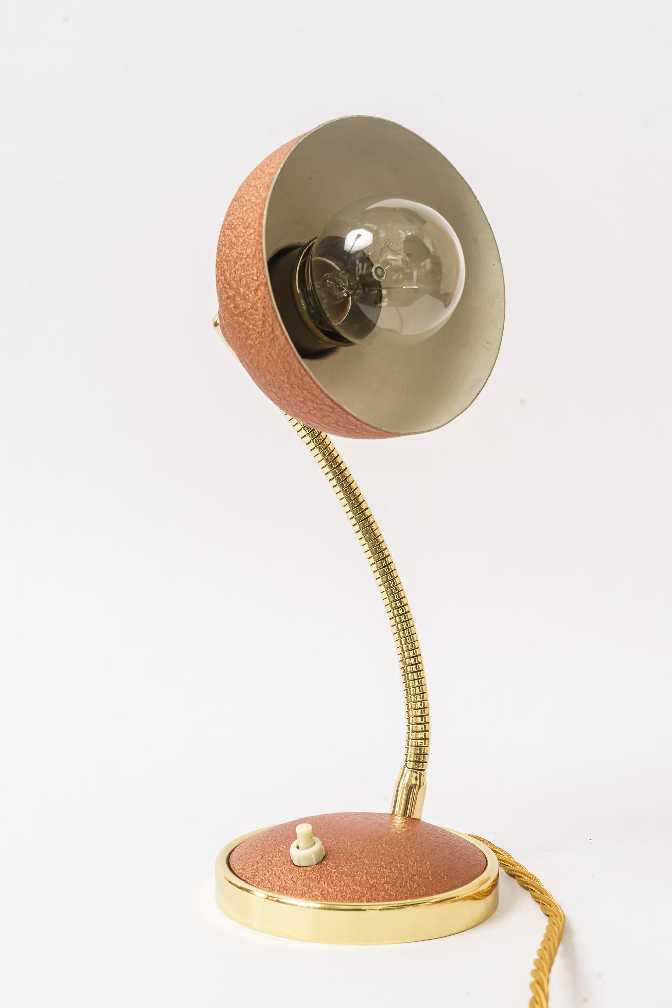 Mid-20th Century Adjustable Table Lamp Vienna Around 1960s For Sale