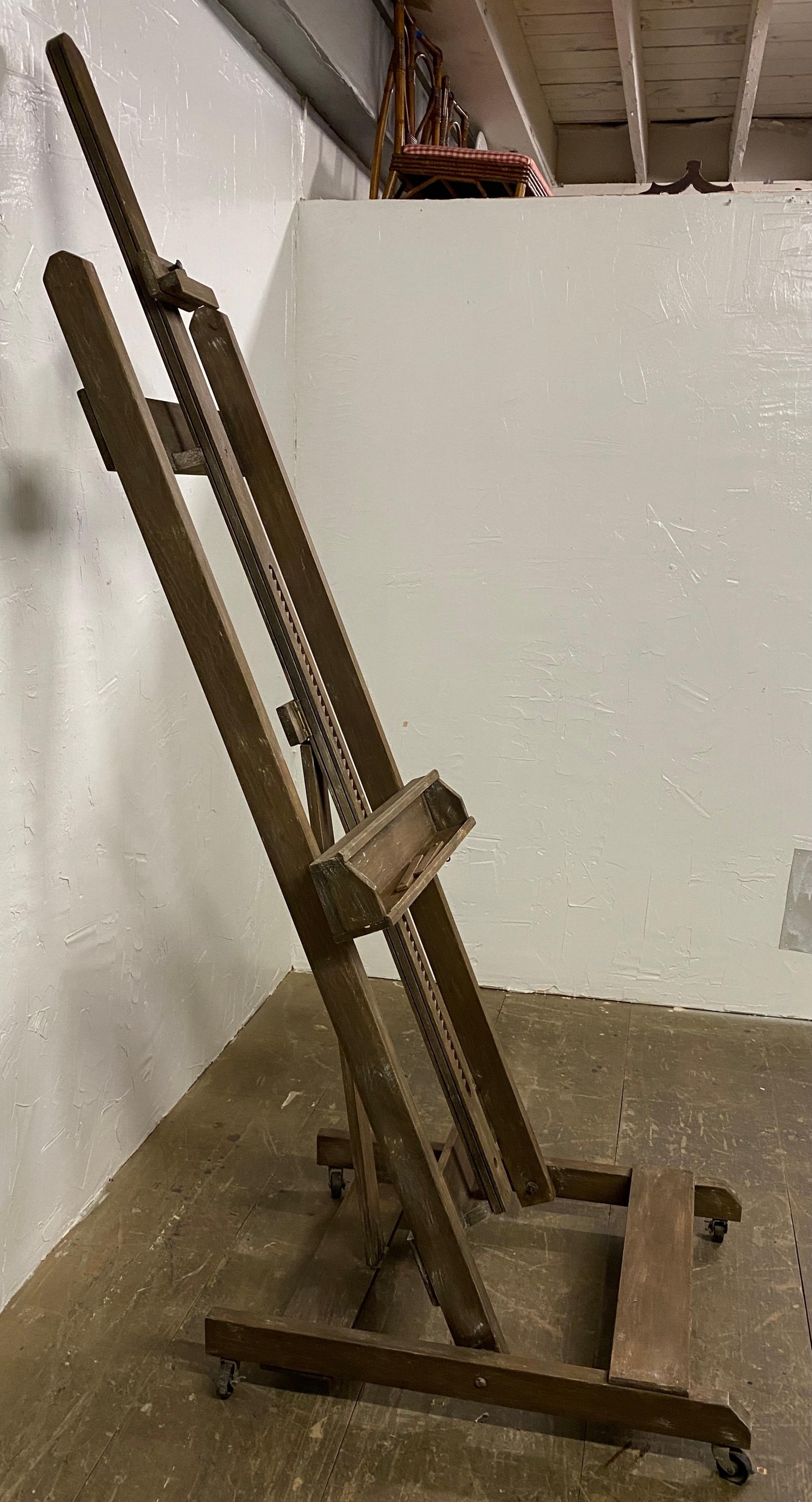 art easel tv stand