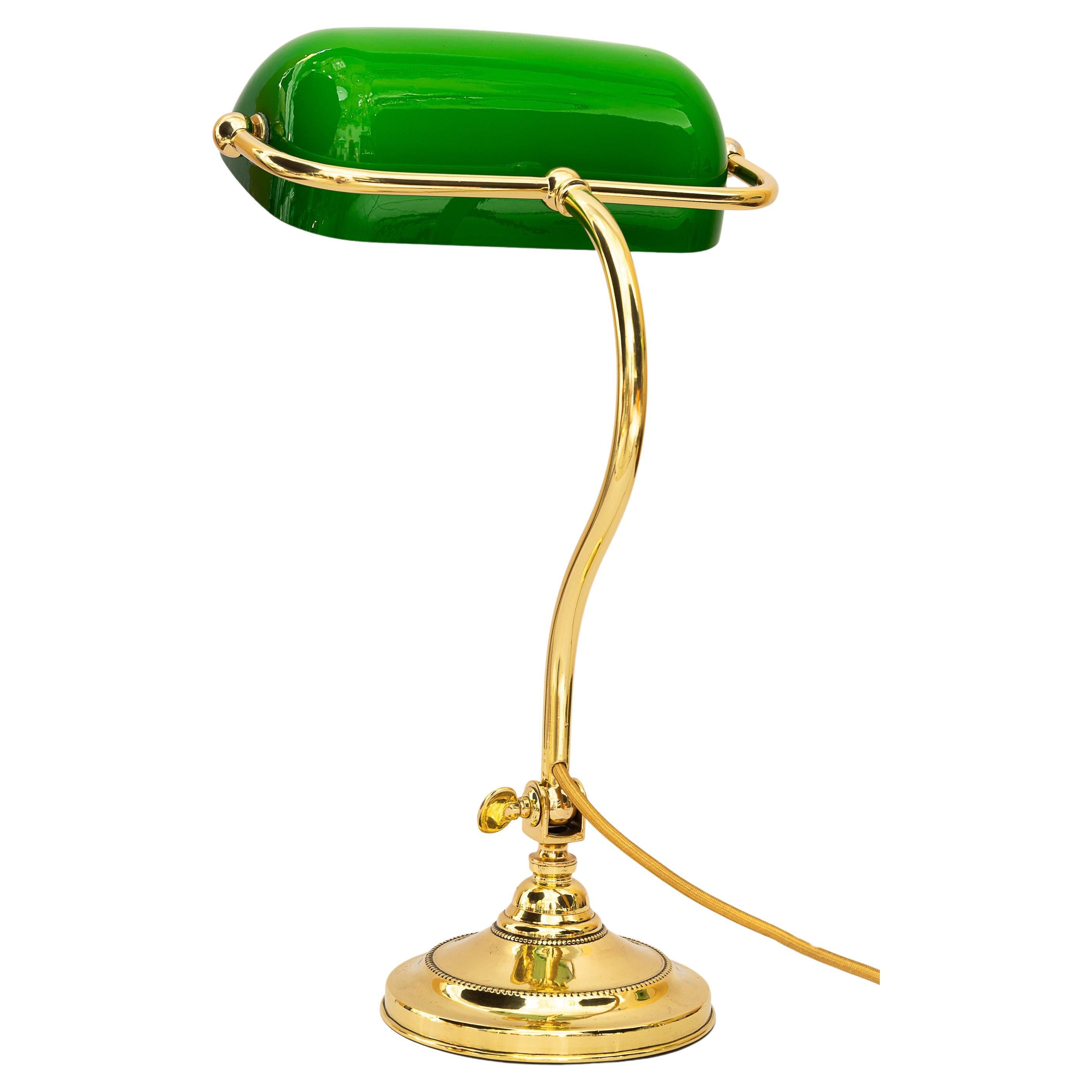 Adjustable Banker lamp around 1920s