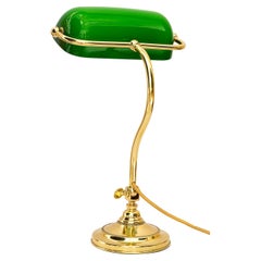 Antique Adjustable Banker lamp around 1920s