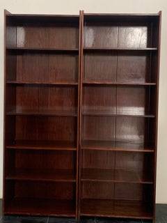 Adjustable Bookcases in Rosewood, Set of 2