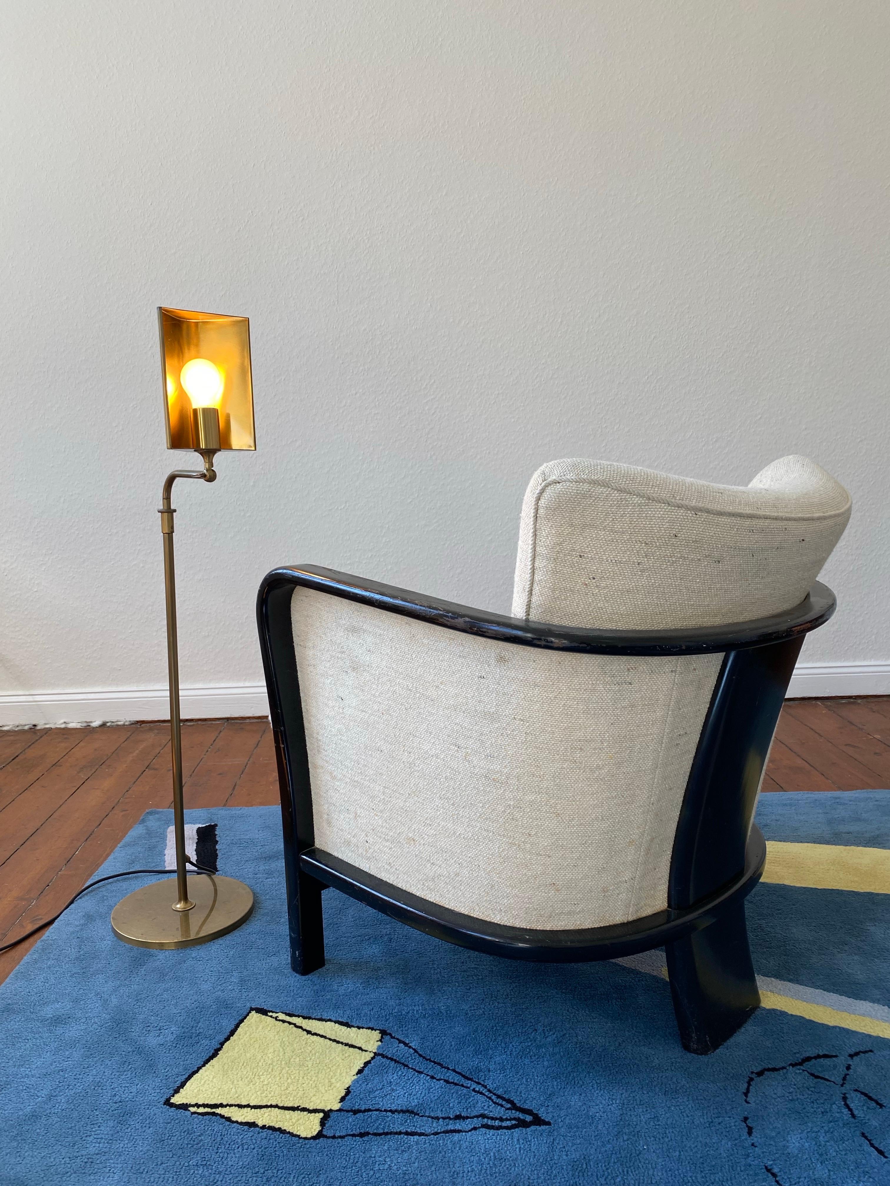 Lampadaire de lecture réglable en laiton Cervantes de Florian Schulz, années 1970 en vente 3