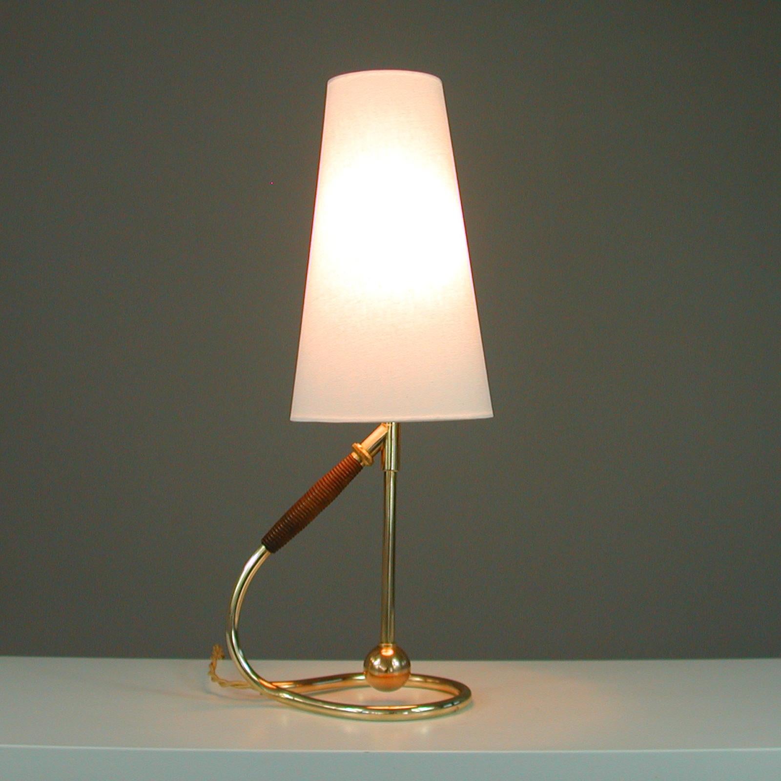 Adjustable Brass and Bakelite Wall and Table Lamp 306 by Kaare Klint, 1950s 6
