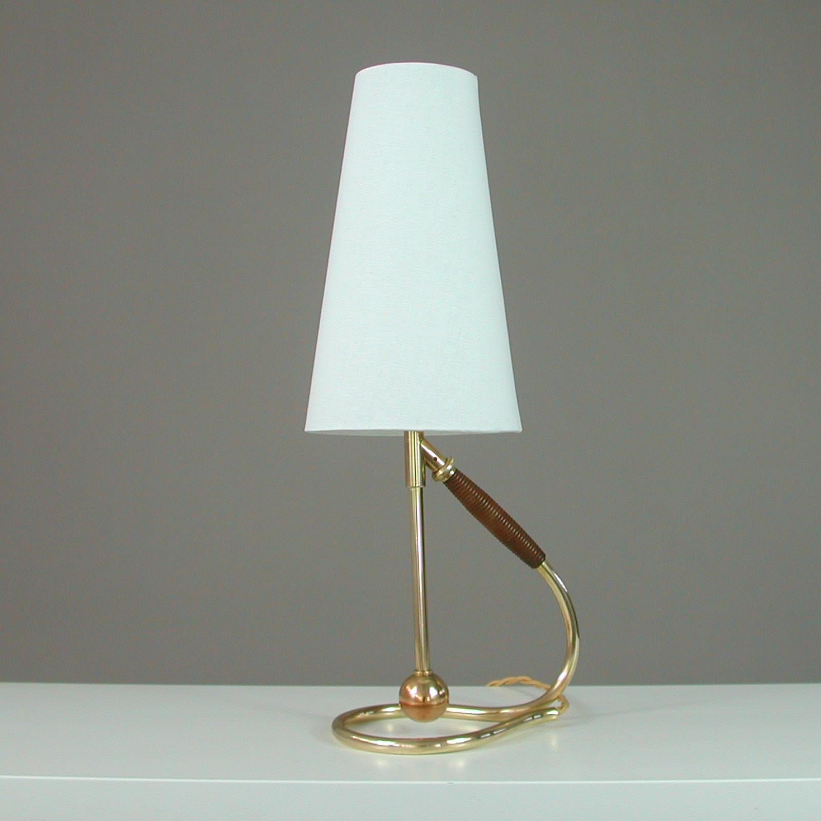 Adjustable Brass and Bakelite Wall and Table Lamp 306 by Kaare Klint, 1950s 7