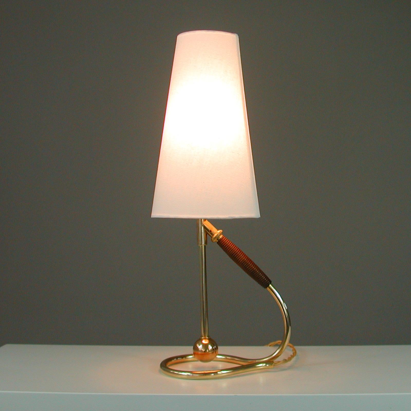 Adjustable Brass and Bakelite Wall and Table Lamp 306 by Kaare Klint, 1950s 8