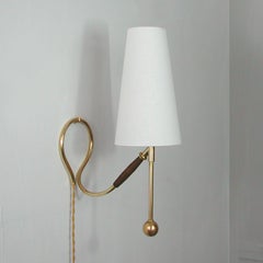 Adjustable Brass and Bakelite Wall and Table Lamp 306 by Kaare Klint, 1950s