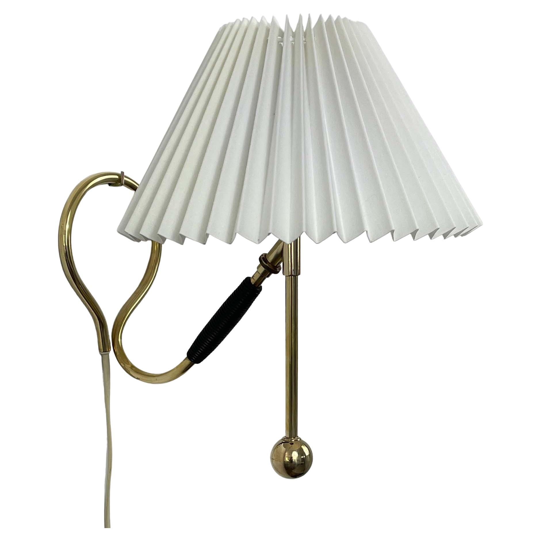 Adjustable Brass and Bakelite Wall and Table Lamp 306 by Kaare Klint, 1950s For Sale