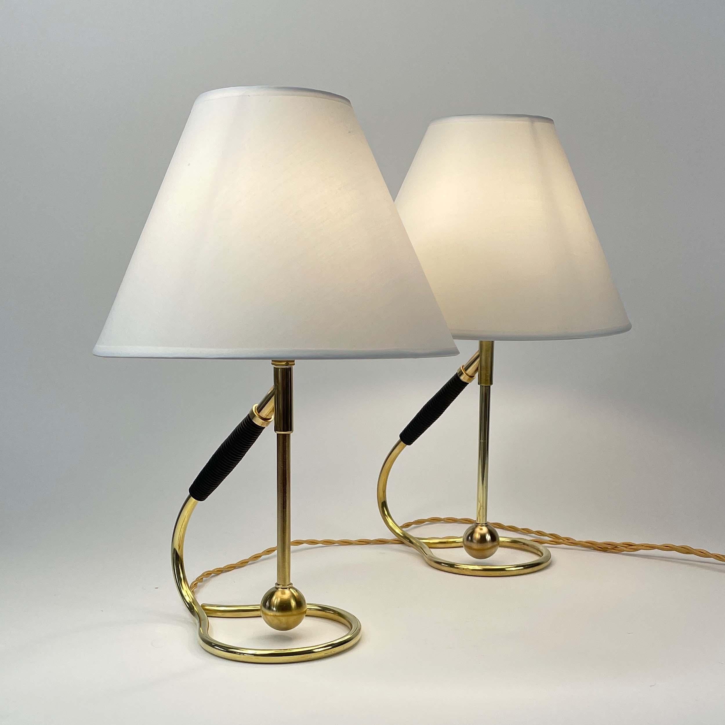 Adjustable Brass and Bakelite Wall and Table Lights 306 by Kaare Klint, 1950s In Good Condition For Sale In NUEMBRECHT, NRW