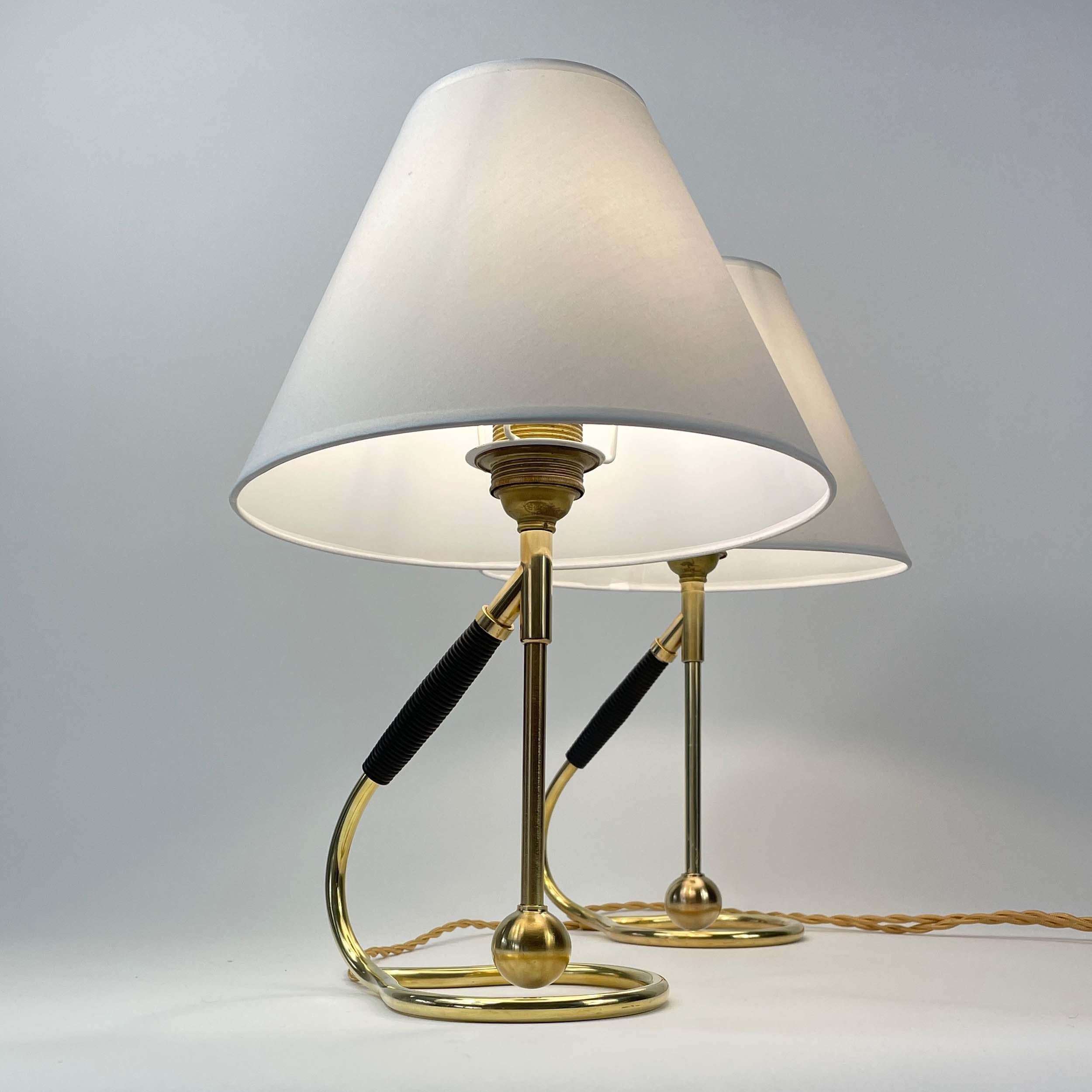 Adjustable Brass and Bakelite Wall and Table Lights 306 by Kaare Klint, 1950s 1