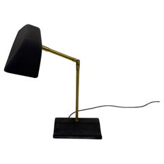 Adjustable Brass And Metal Desk Lamp By Omi For Koch & Lowy, 1970s