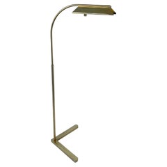 Adjustable Brass Floor Lamp by Casella 