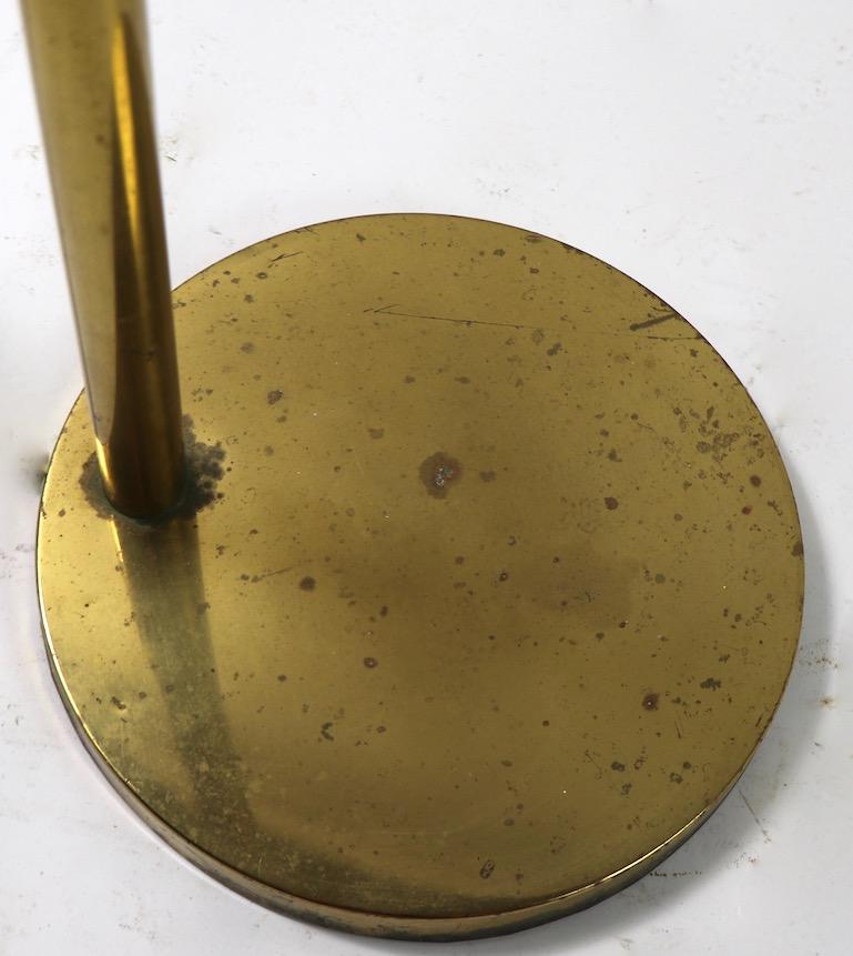 Adjustable Brass Floor Lamp by Koch & Lowy (Messing)