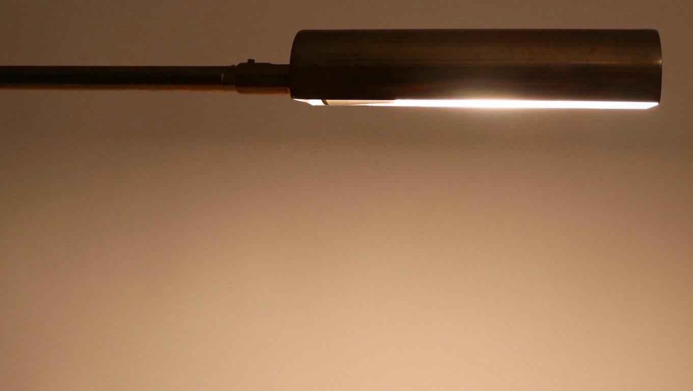 Adjustable Brass Floor Lamp by Koch & Lowy 2