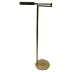 Adjustable Brass Floor Lamp by Koch & Lowy