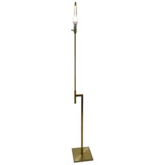 Adjustable Brass Floor Lamp by Laurel