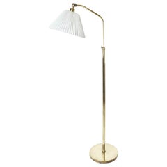Adjustable Brass Floor Lamp by Lyfa, Denmark 1930s
