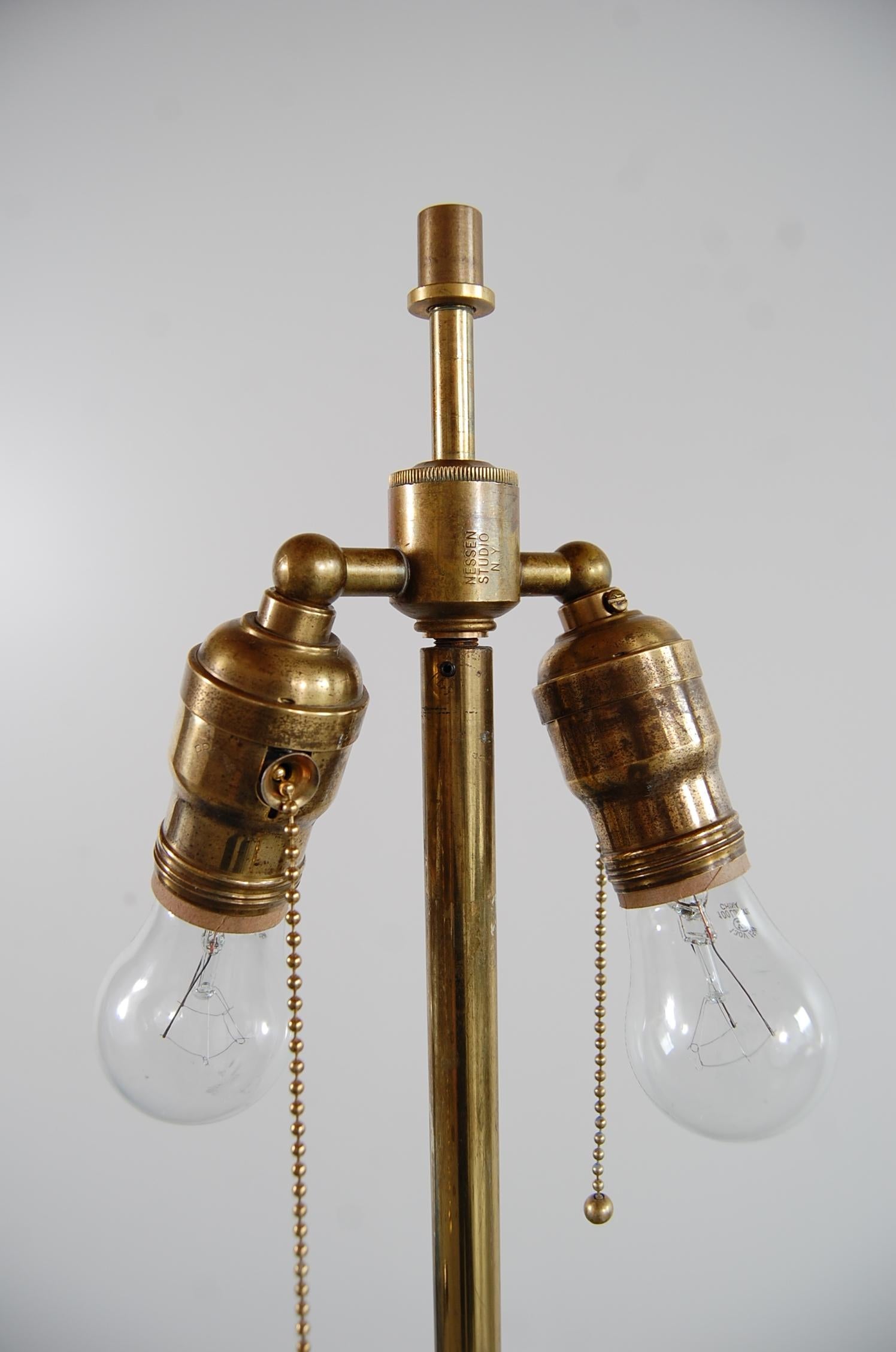 20th Century Adjustable Brass Floor Lamp by Nessen Studios