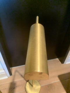 Adjustable Brass Floor Lamp, circa 1980s