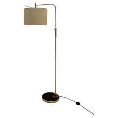 Adjustable Brass Floor Lamp France, 1970