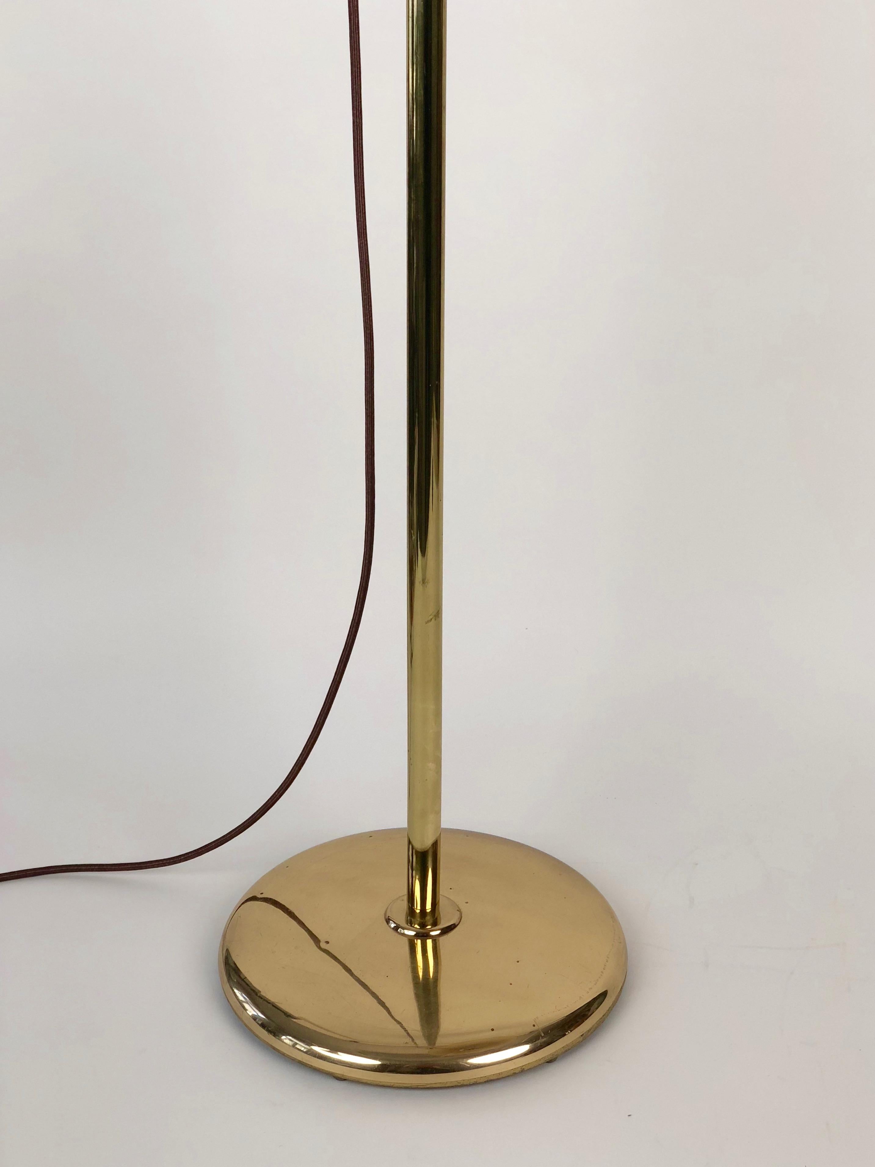 Adjustable Brass Floor Lamp from J. T. Kalmar, Made in the 1960s For Sale 2