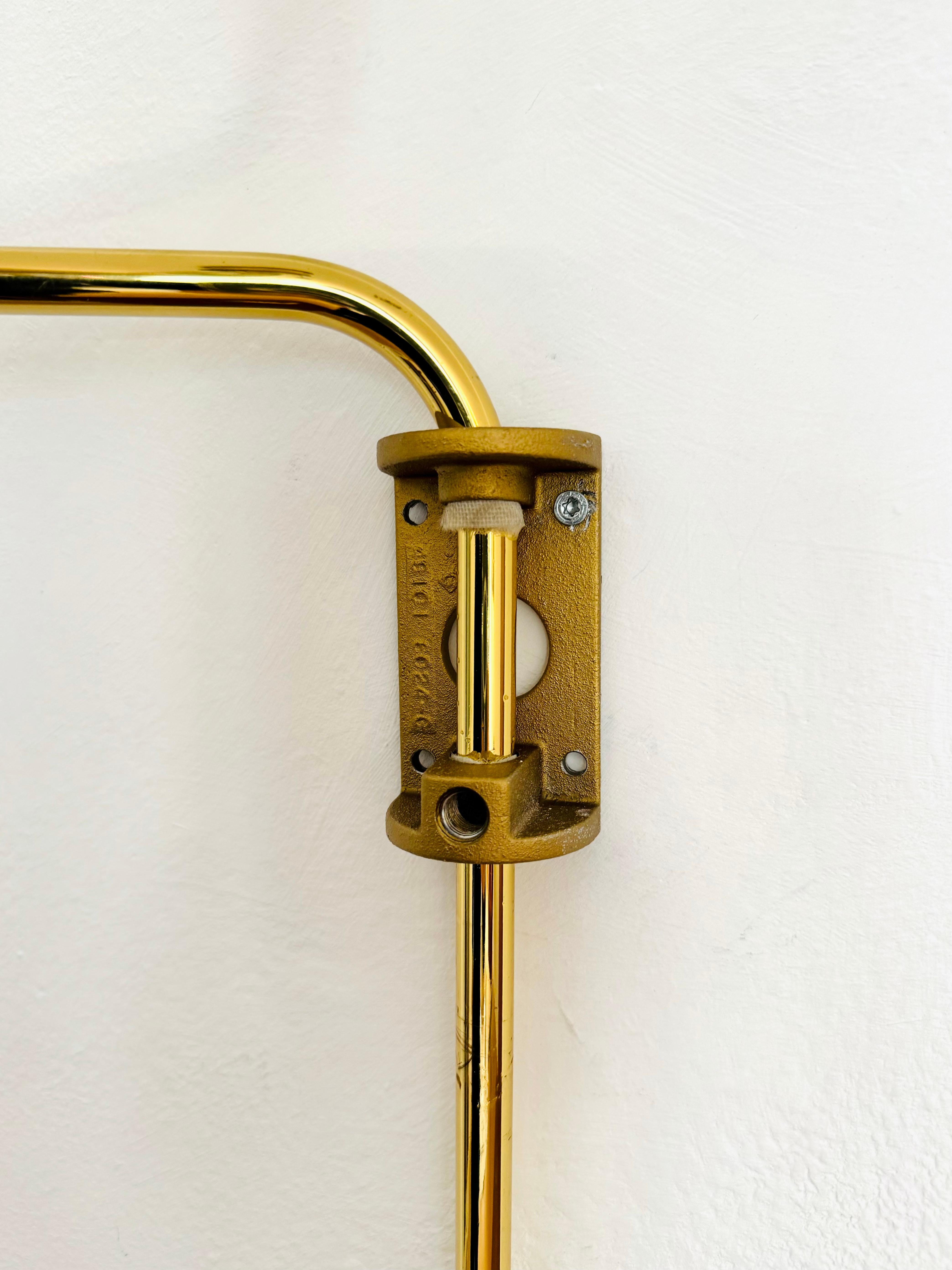 Adjustable Brass Lesan Wall Lamp by Florian Schulz For Sale 10